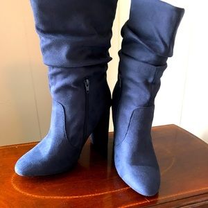 Womens faux suede boots